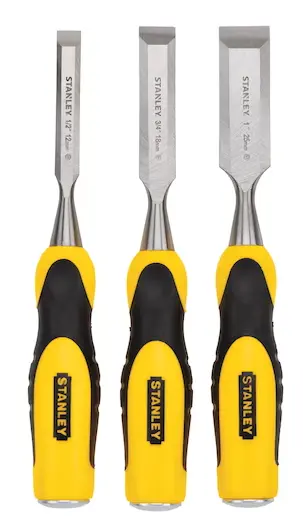 Stanley 3-Piece Wood Chisel Set – For Carpentry And Fine Joinery 1