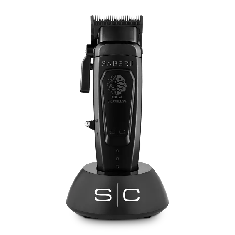 Stylecraft Saber 2.0 Modular Cordless Clipper – Black, High-Torque Brushless Motor (Sc617B) 1