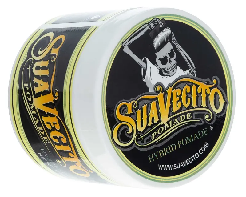 Suavecito High-Shine Hybrid Pomade – Medium Hold, Water-Based Formula (4 Oz / 113 G) 1