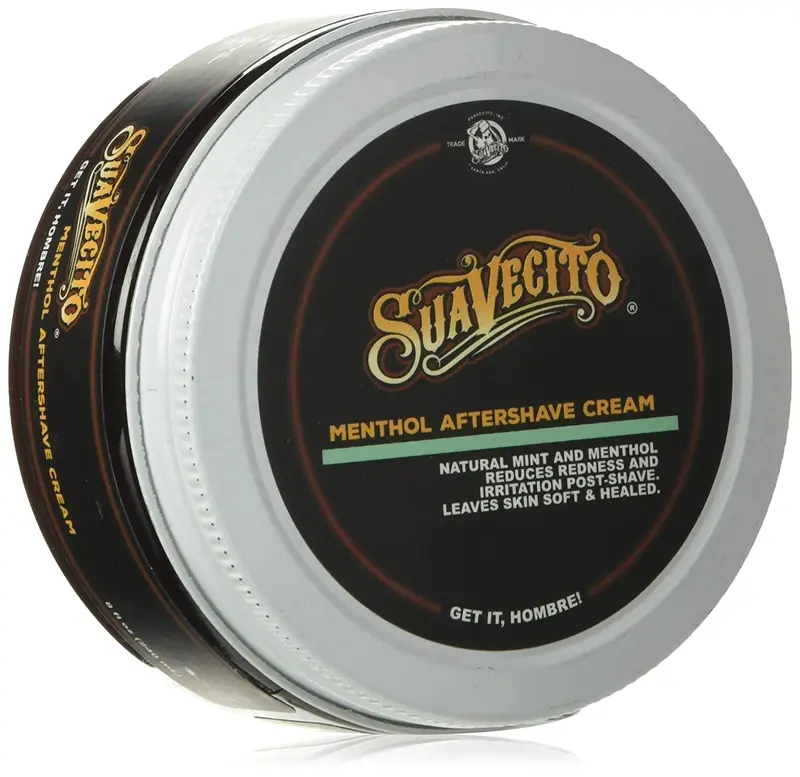 Suavecito Menthol Aftershave Cream For Soothing Post-Shave Care – 8 Oz (237 Ml) 1