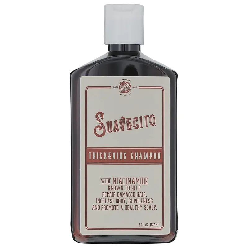 Suavecito Thickening Shampoo Infused With Niacinamide – 8 Oz (237 Ml) 1