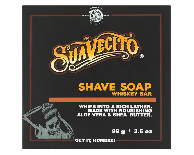Suavecito Whiskey Bar Shave Soap – Artisan Crafted Moisturizing Formula (99 G / 3.5 Oz) 1