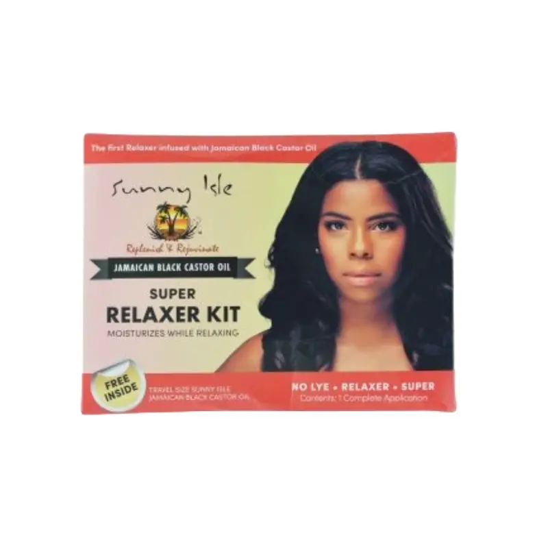 Sunny Isle Jamaican Black Castor Oil Super Relaxer Kit 1