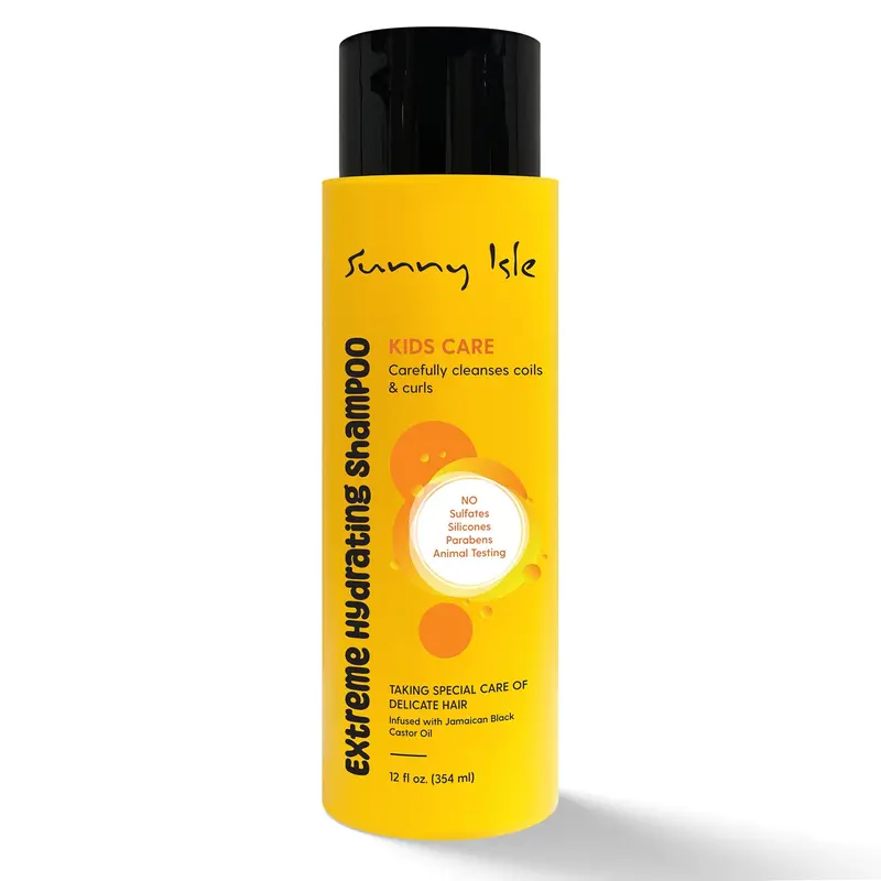 Sunny Isle Kids Care Extreme Hydrating Shampoo With Jamaican Black Castor Oil – 12 Fl Oz 1