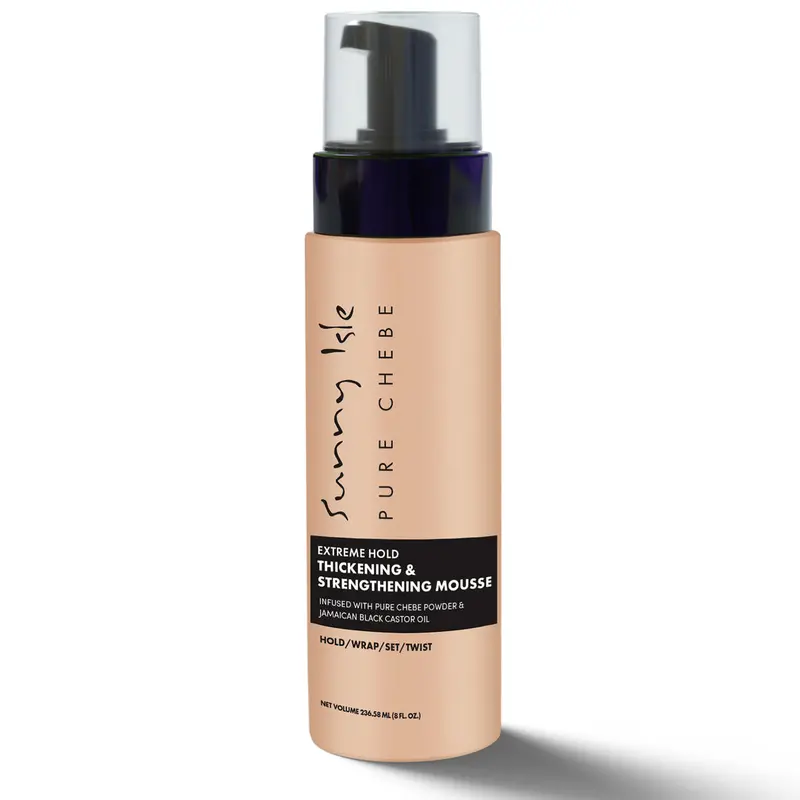 Sunny Isle Pure Chebe Thickening & Strengthening Mousse – 8 Fl Oz (236.58 Ml) 1