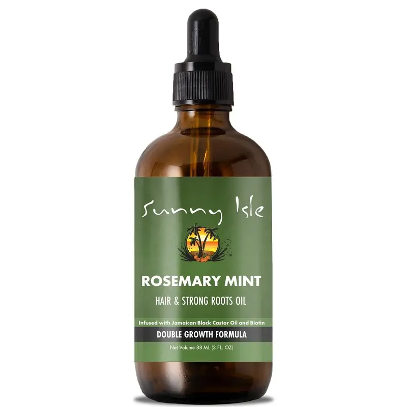 Sunny Isle Rosemary Mint Hair & Scalp Oil – 4 Fl Oz 1