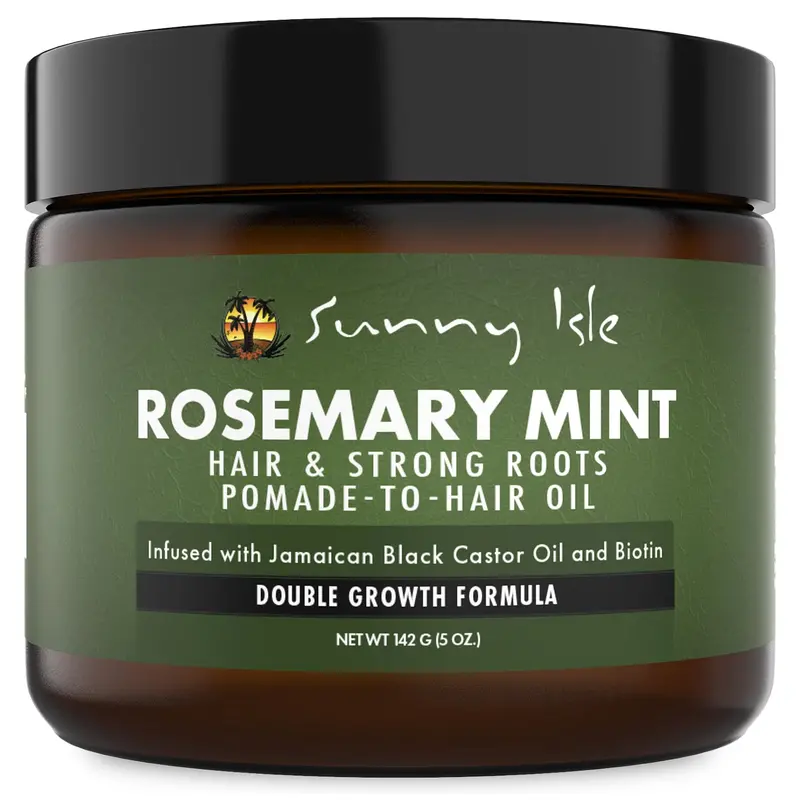 Sunny Isle Rosemary Mint Pomade – Jamaican Black Castor Oil & Biotin Formula (5Oz) 1