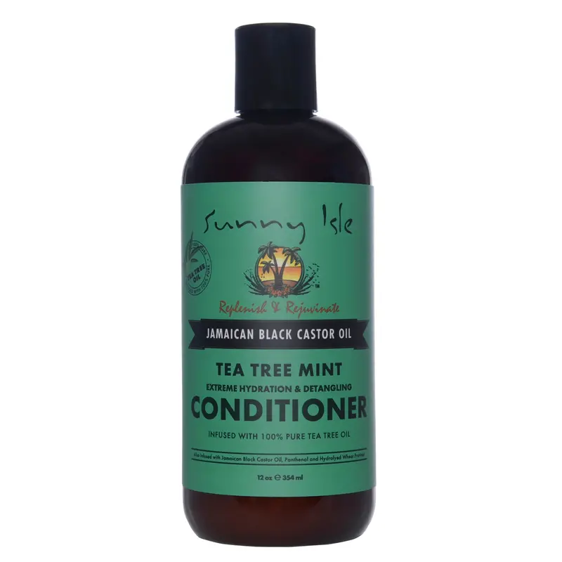 Sunny Isle Tea Tree & Mint Detangling Conditioner With Jamaican Black Castor Oil – 354Ml 1