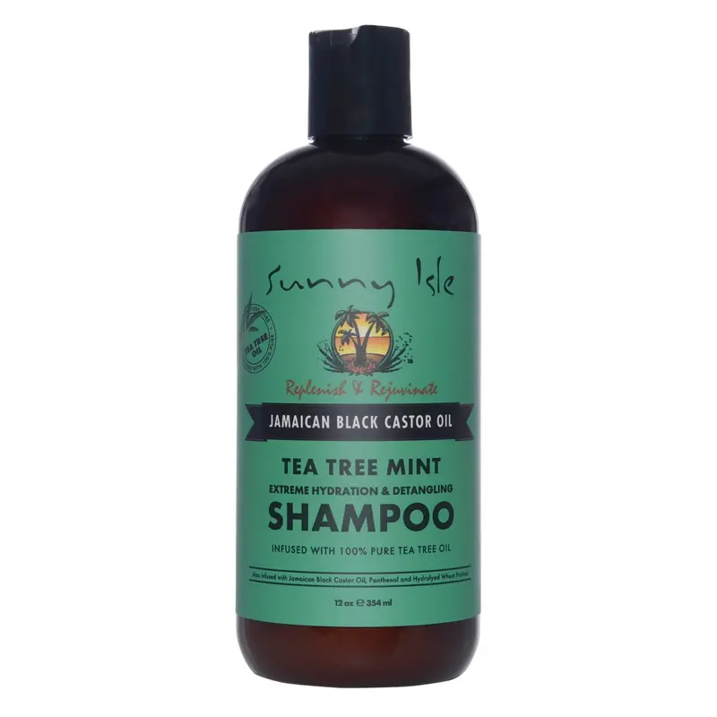Sunny Isle Tea Tree & Mint Hydrating Shampoo With Jamaican Black Castor Oil – 354Ml 1
