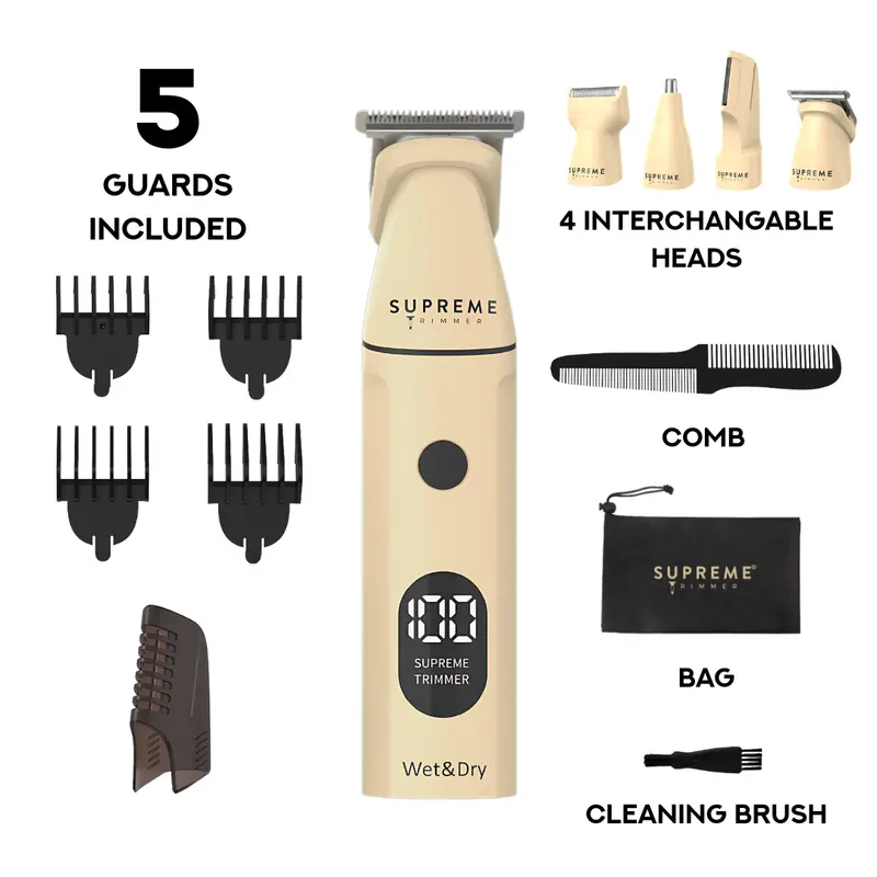 Supreme Trimmer Multigroomer 4.0 Wet/Dry Grooming Kit (14-Piece, Smg3040) 1