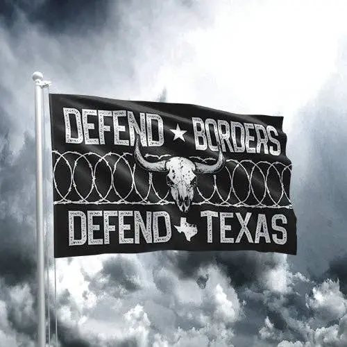 Texas Border Defense Flag – 'Defend Borders, Defend Texas' 1