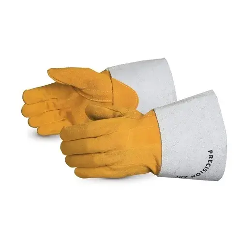 Tig Welding Glove – Extra-Large, Thumb Strap, 4-Inch Cuff For Arc Protection 1
