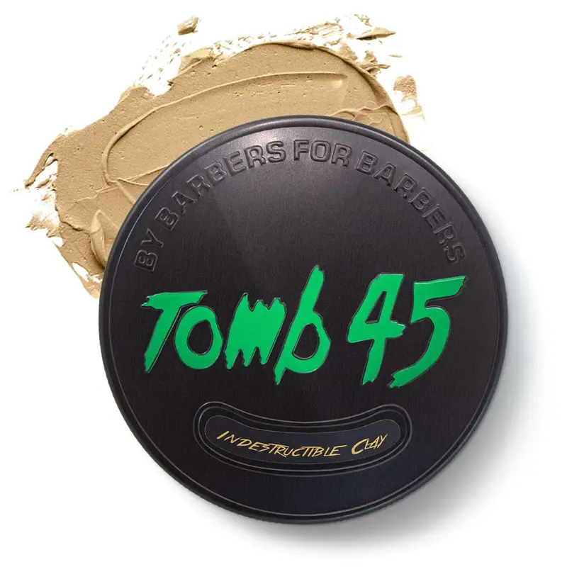 Tomb45 Indestructible Matte Clay – High-Hold, Zero-Shine Styling Paste (3.4 Oz) 1