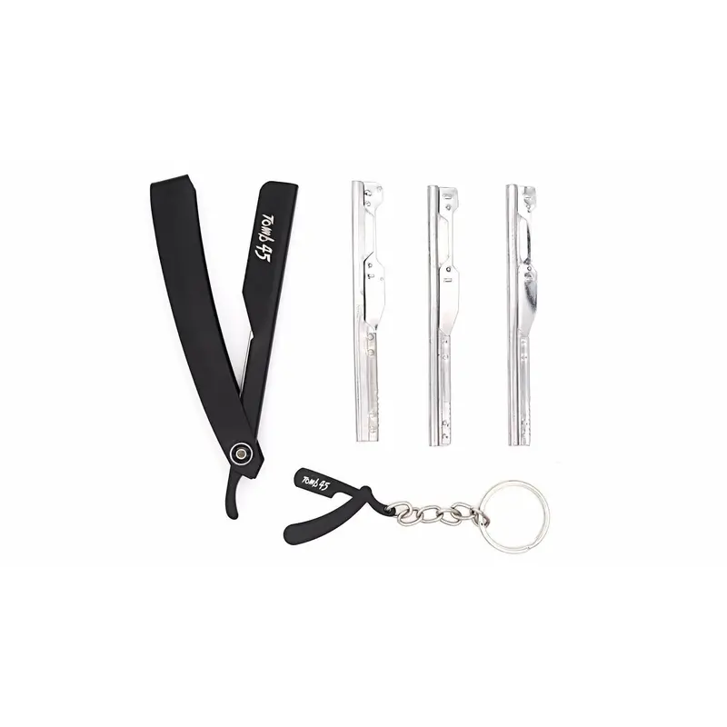 Tomb45 Triple-Cartridge Razor Holder – Includes Bonus Keychain Accessory 1