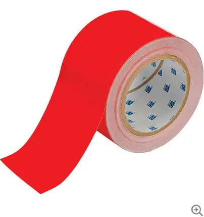 Toughstripe Red Floor Marking Tape – 2" Width × 100 Feet 1