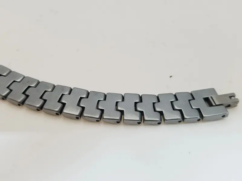 Tungsten Alloy Men'S Bracelet – Durable Metallic Wristband 1