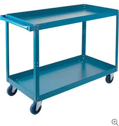 Two-Shelf Industrial Utility Cart – 24" X 48" X 36", 900 Lb Rating 1