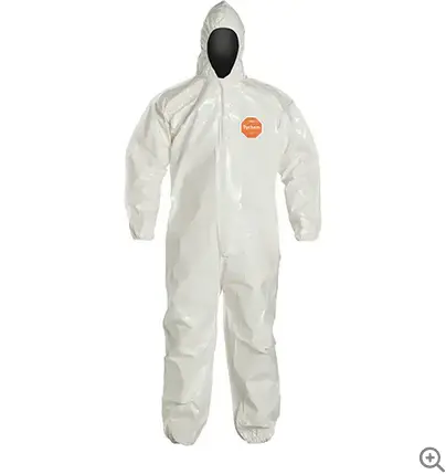 Tychem 4000 Hooded Chemical-Resistant Coverall – Xlg 1