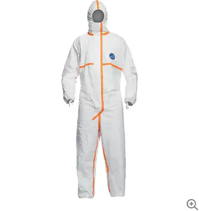 Tyvek Chemical-Resistant Coverall, Size Xl 1