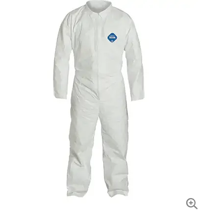Tyvek Coverall With Collar – X-Large, 25 Per Box 1