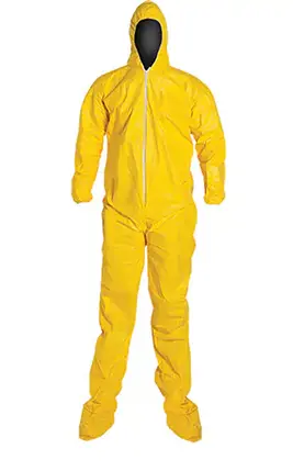 Tyvek Tychem 2000 Hooded Chemical-Resistant Coverall With Integrated Boots – Xl 1
