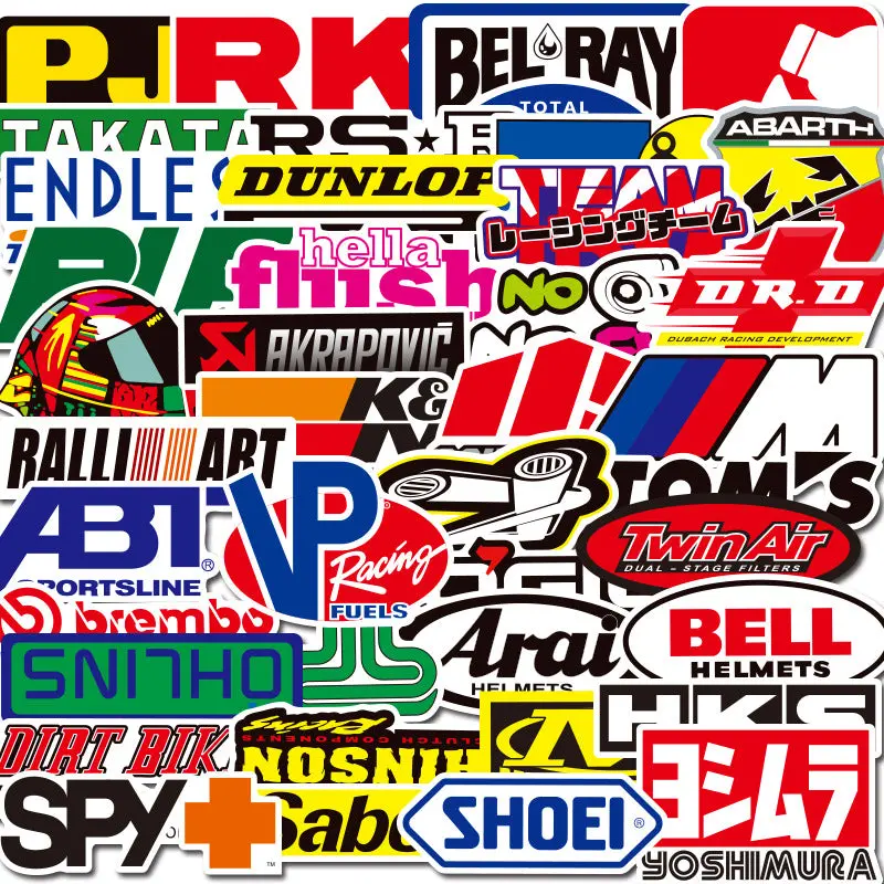 Universal Vehicle Decals – Car And Motorcycle Sticker Assortment 1