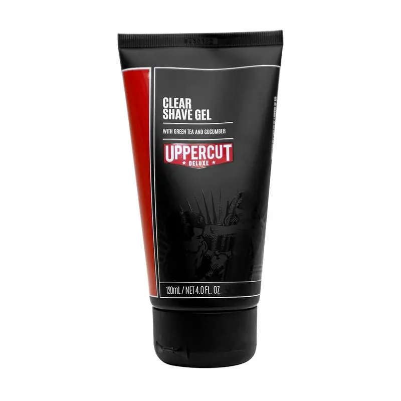 Uppercut Deluxe Clear Shave Gel With Green Tea & Cucumber – Soothing Formula (120Ml) 1