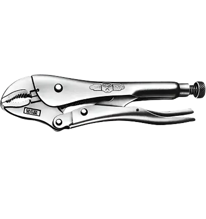 Vise-Grip® Curved-Jaw Locking Pliers – 5" Length With Integrated Wire Cutter 1
