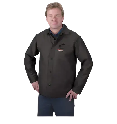 Welding Jacket – Flame-Resistant, Size 2X-Large (Chest 52–54 Inches) 1