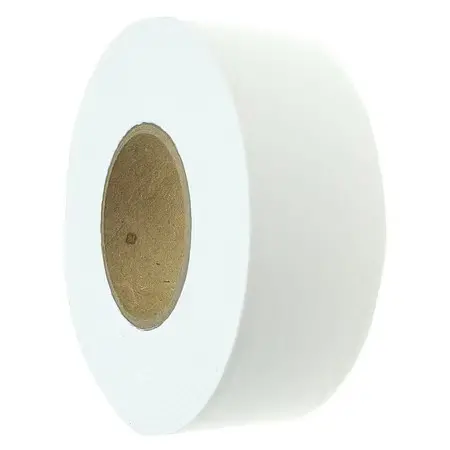 White Survey Flagging Tape – Neutral Color For Temporary Markings 1
