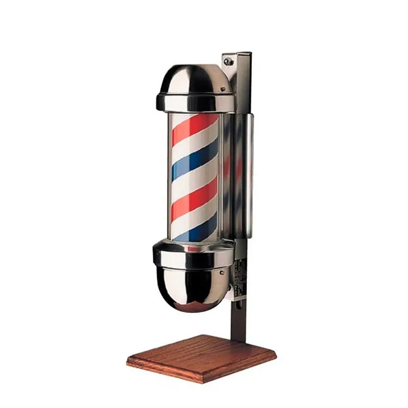 William Marvy 410 Rotating Barber Pole – Freestanding Base Model 1