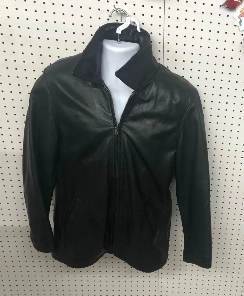 Wilson'S Leather Biker-Style Jacket 1