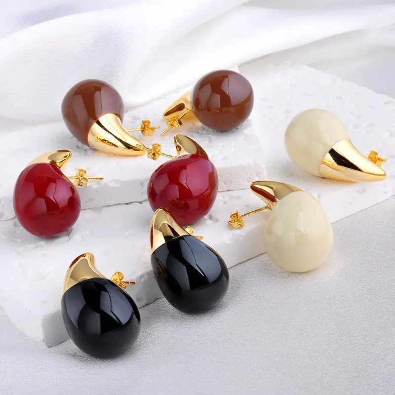 Women'S Hollow Teardrop Stud Earrings – Minimalist Fashion Jewelry 1