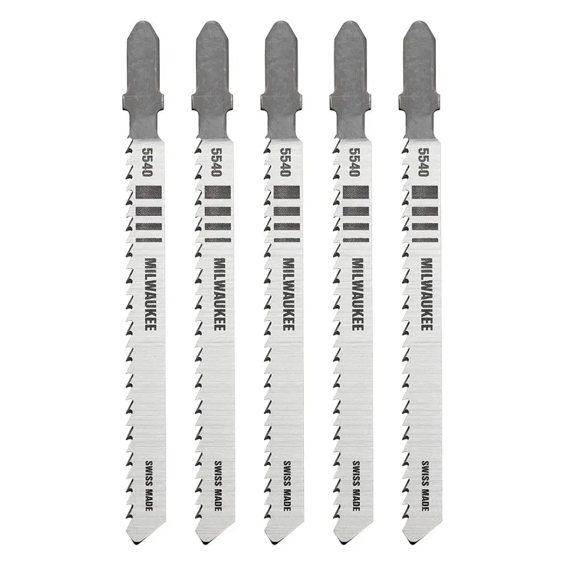 Wood-Cutting Jig Saw Blade – 10 Tpi, 4-Inch Length, 5-Pack 1