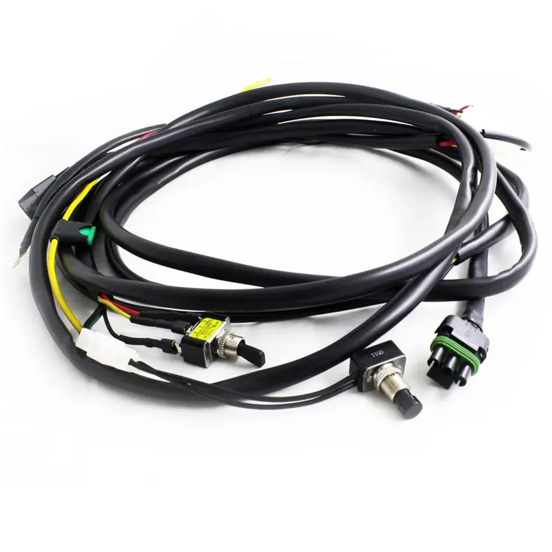 Xl/Onx6 Led Light Bar Wiring Harness – Hi/Low Beam Support (355W Max) 1