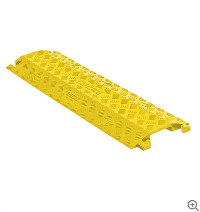 Yellow Cable Protector Ramp – 36" L × 10.75" W × 1.5" H 1