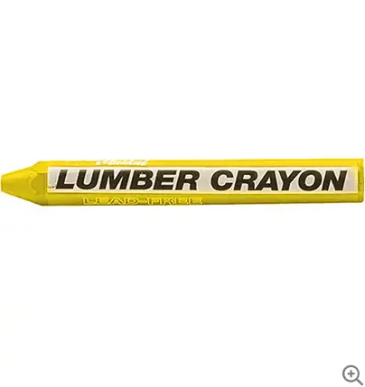 Yellow Lumber Crayon – #200 Grade, 12 Per Box 1