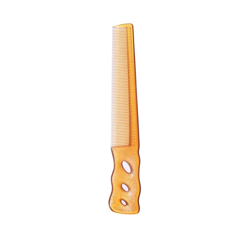 Ys Park 231 Compact Barber Comb – 6.5" Small Size, Camel 1