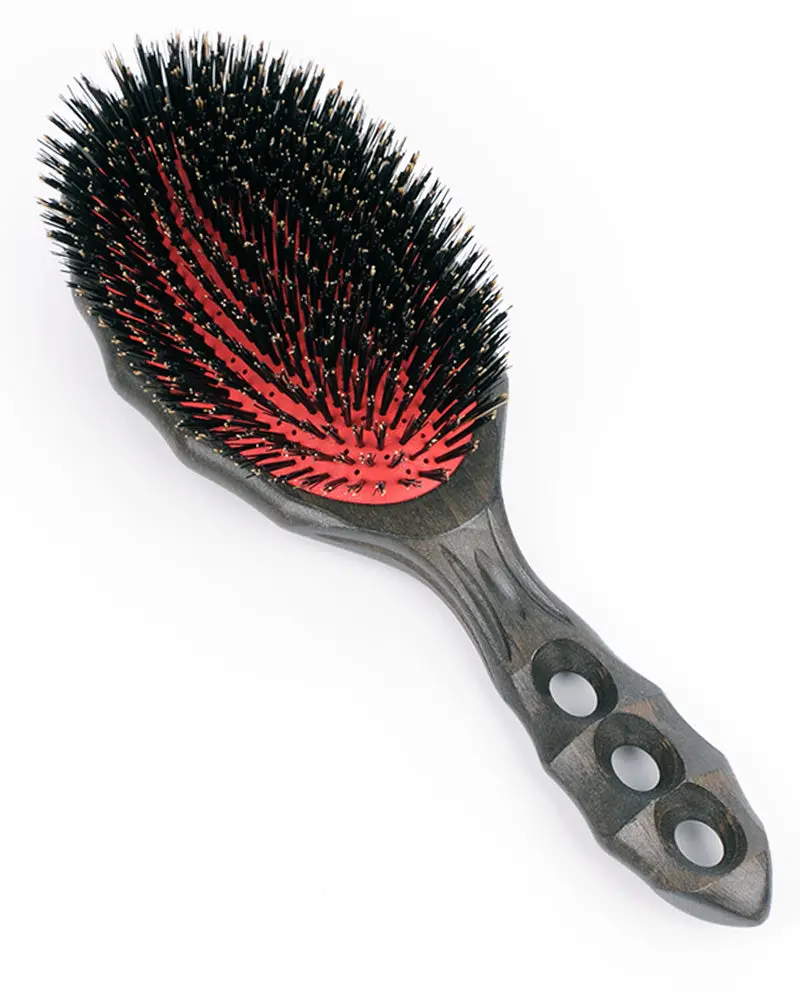 Ys Park Beetle Luster Air Eco Styler – Carbon Wood Handle With Air Vent Cushion (Br68Ac1) 1