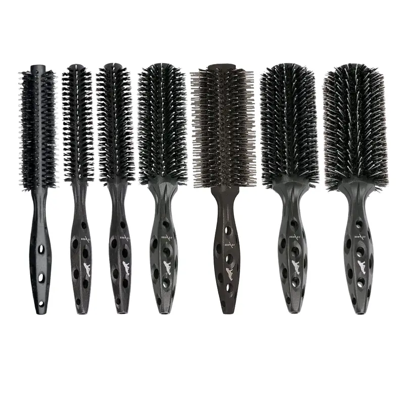 Ys Park Black Carbon Tiger Paddle Brush For Styling & Blow-Drying 1