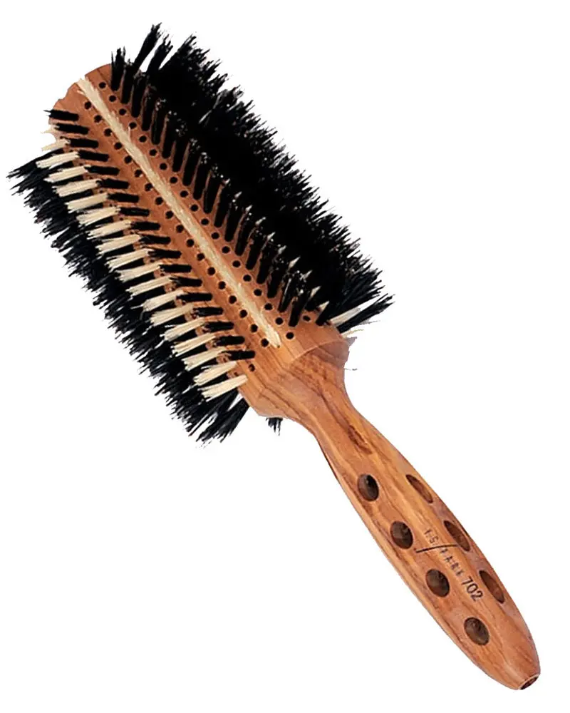 Ys Park Br702 Super Straight Round Brush With Enhanced Control & Shine 1