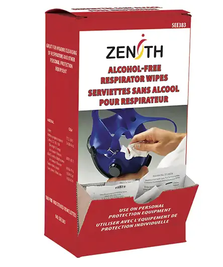 Zenith Alcohol-Free Respiratory Wipes – Pack Of 100 1