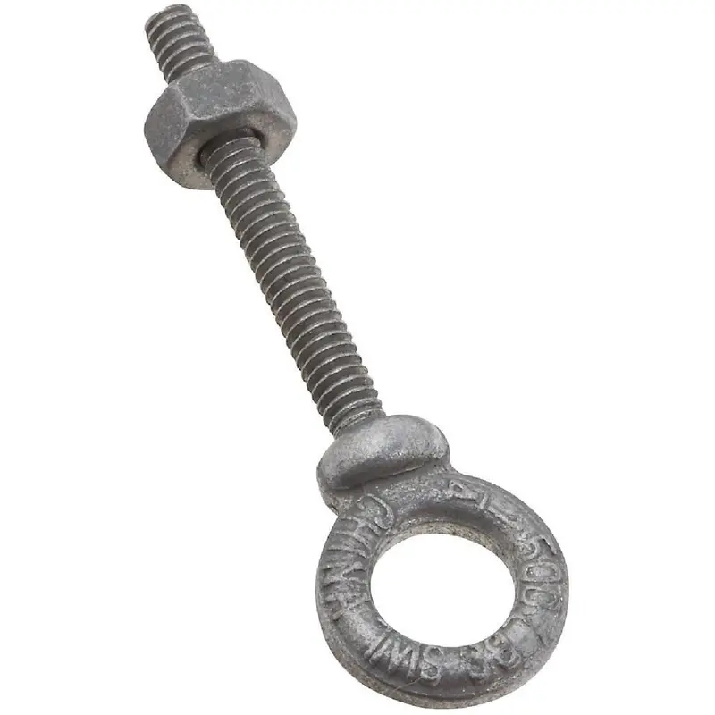 1/4" X 2" Galvanized Eye Bolt – National Hardware Heavy-Duty Fastener 1