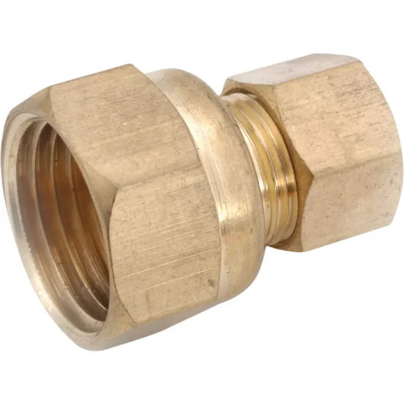Anderson Metals Brass Compression Union Adapter – 1/4" X 1/2" 1