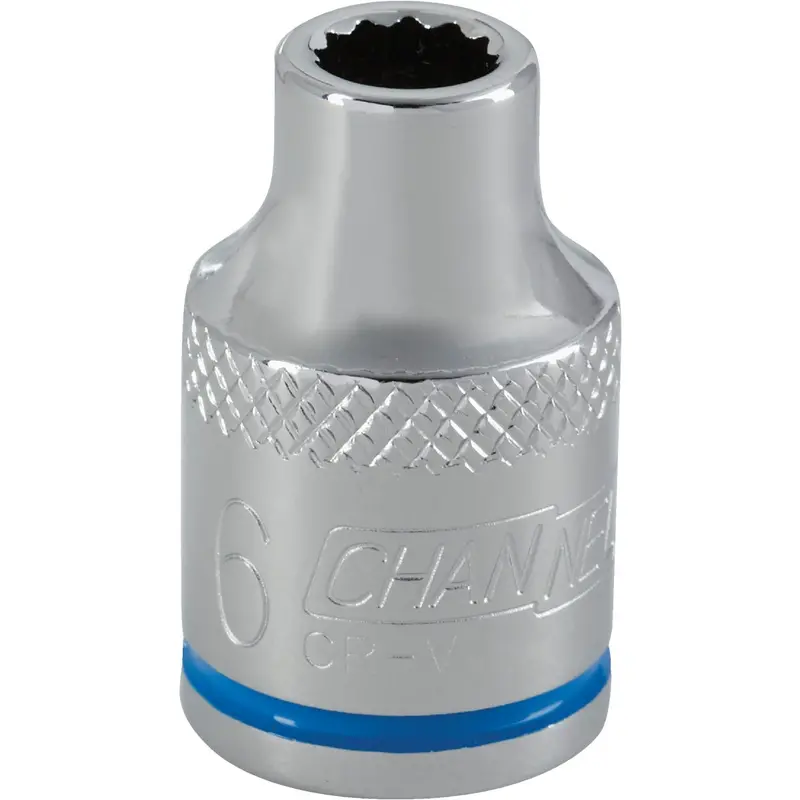 Channellock 3/8" Drive 6 Mm 12-Point Shallow Metric Socket 1