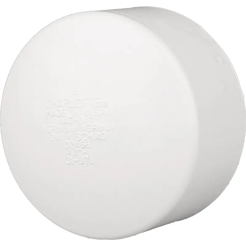 Charlotte Pipe Schedule 40 Pvc Dwv Hub Cap – 6-Inch Diameter 1