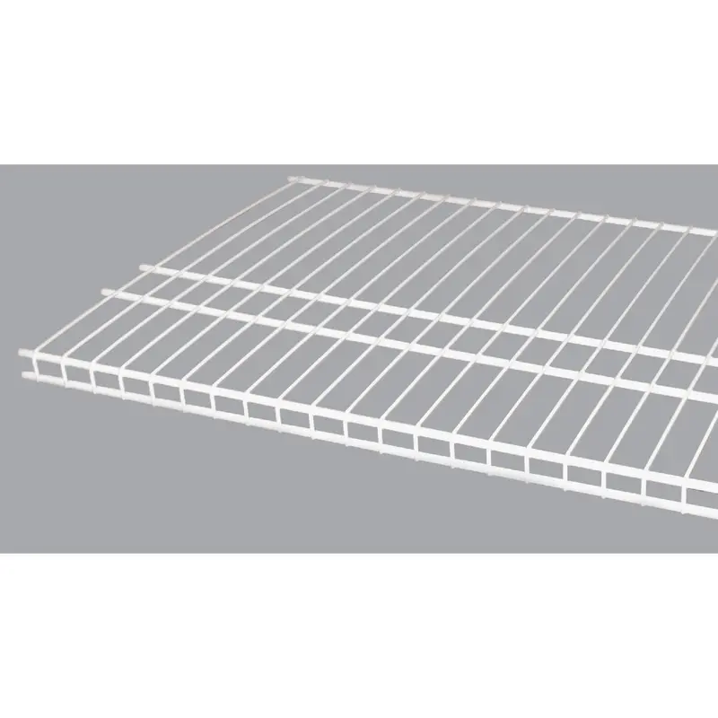 Closetmaid Superslide Ventilated Closet Shelf – 12 Ft. Wide × 16 In. Deep, White Finish 1