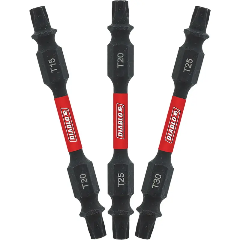 Diablo 2.5-Inch Double-Ended Torx Screwdriver Bit Set (3-Piece) 1