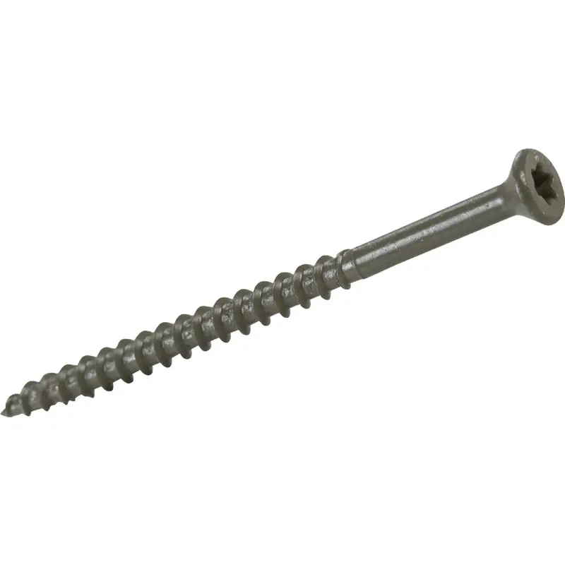 Do It Best Green Star Bugle-Head Deck Screws – #10 X 4 In., Coated For Outdoor Durability (5 Lb. Box) 1