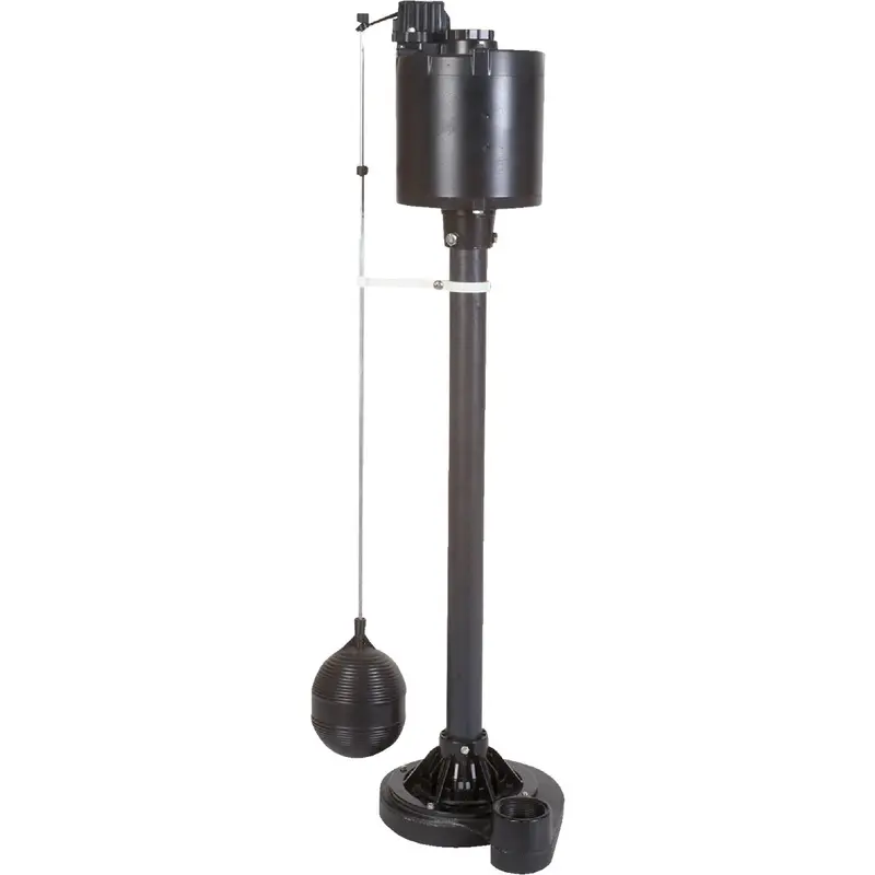 Do It Best Pedestal Sump Pump – 1/3 Hp Cast Iron And Stainless Steel Wet-Rotor Design 1